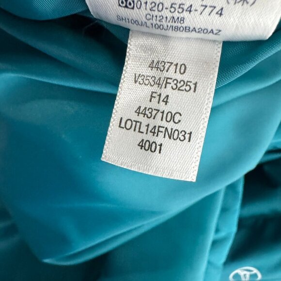 Lands' End Puffer Down Vest Womens 2X Teal Full Zip Polyester Outdoor CJ-1905 - Picture 10 of 10